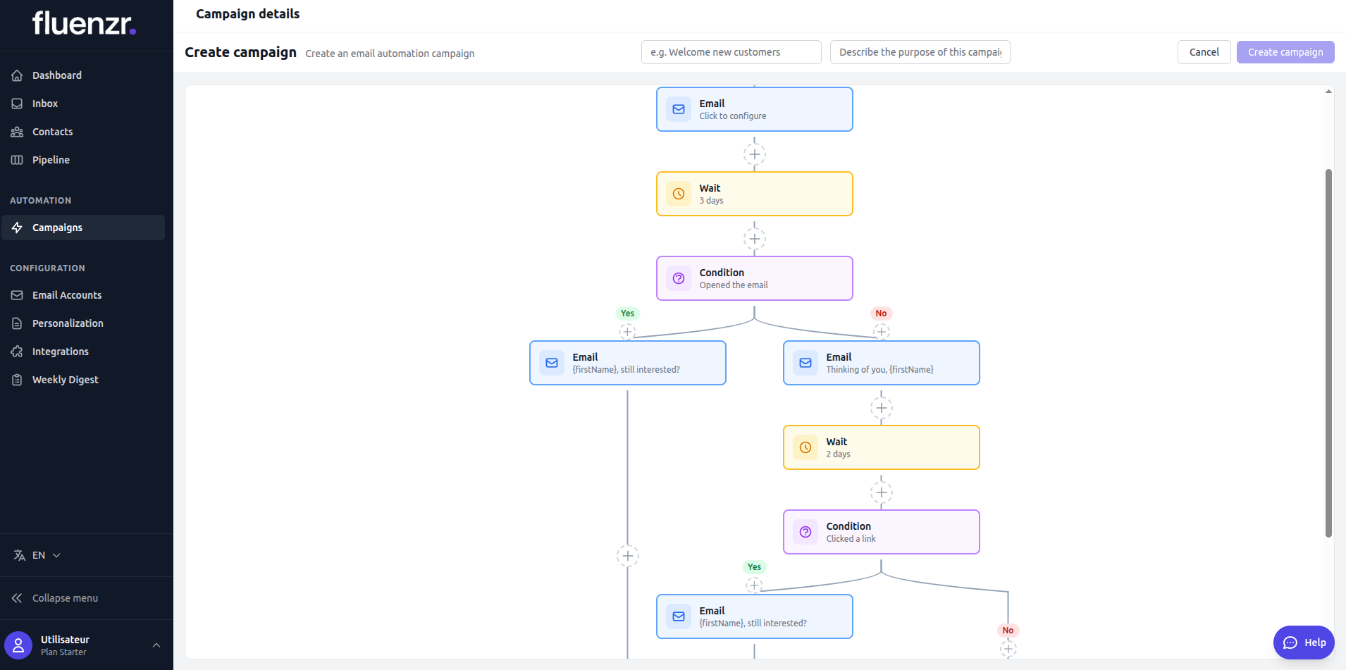 メールテンプレートビルダー